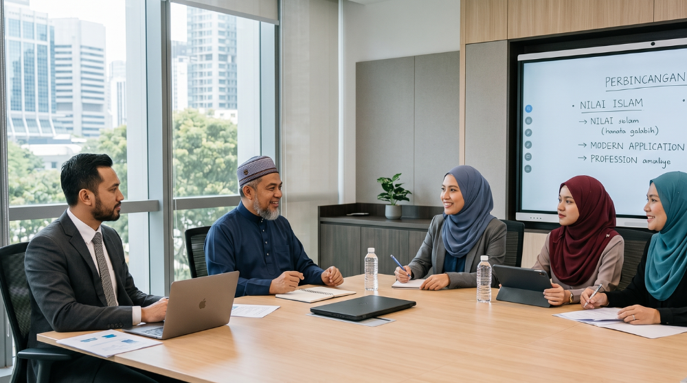 group of asatizah upgrading in islam